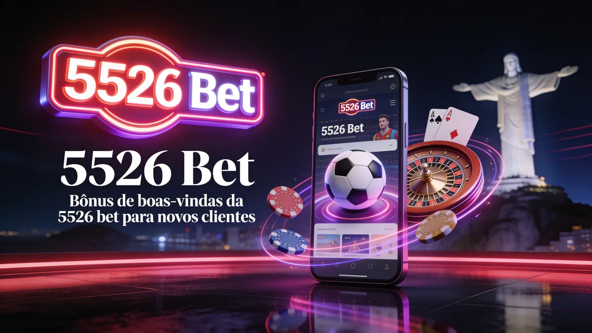 Bônus de boas-vindas da 5526 bet para novos clientes para jogadores no Brasil